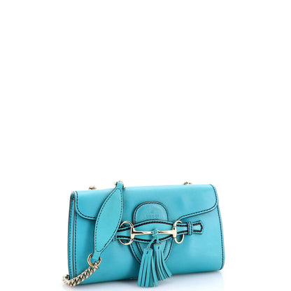 Gucci Emily Chain Flap Bag Leather Small