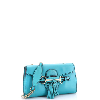 Gucci Emily Chain Flap Bag Leather Small
