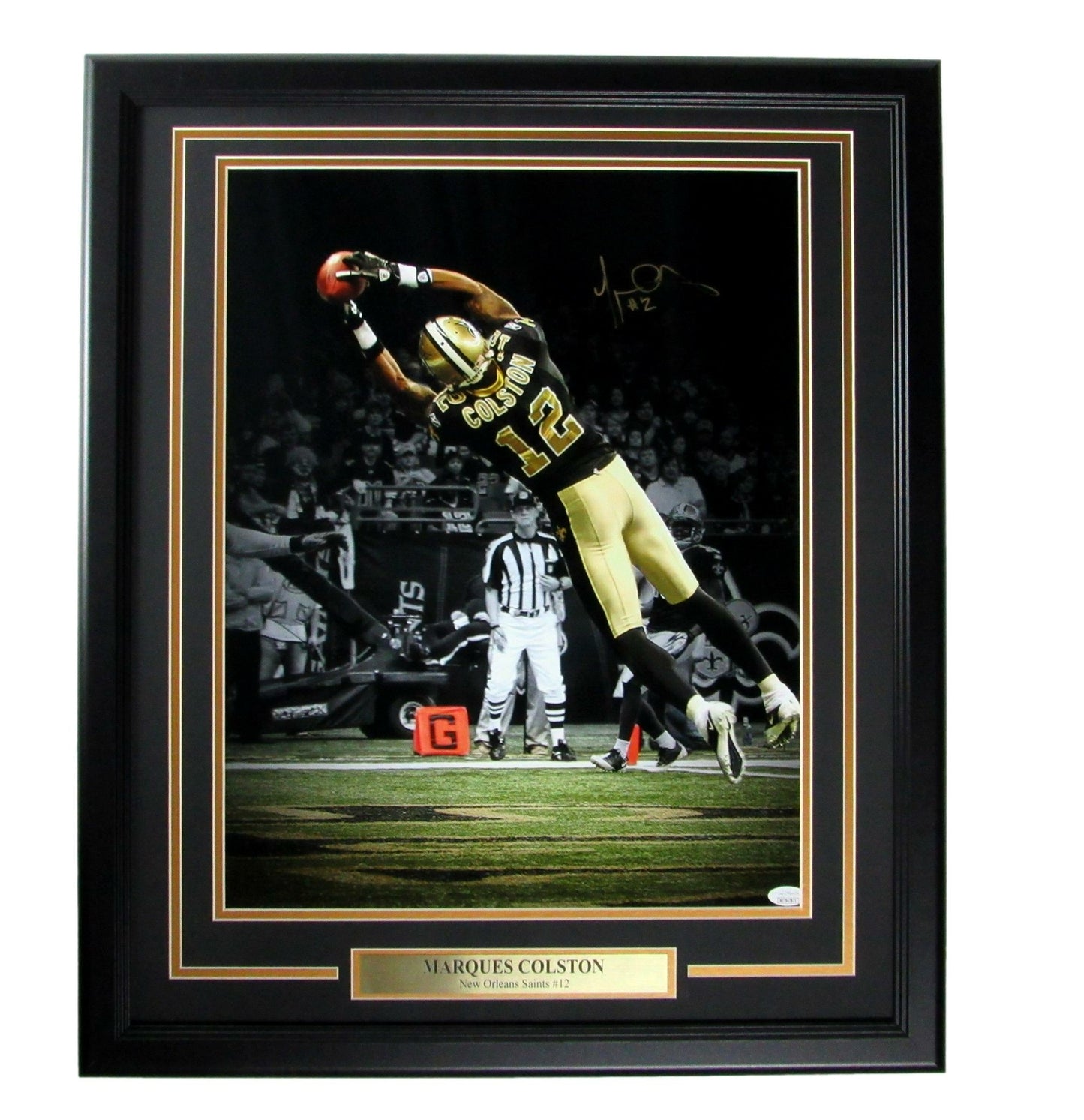 Marques Colston Saints Signed/Autographed 16X20