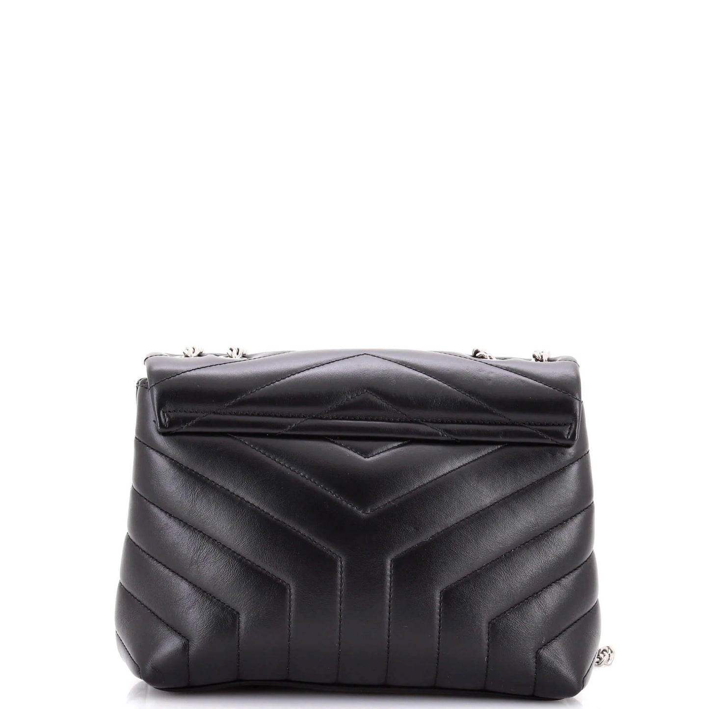 Saint Laurent Loulou Shoulder Bag Matelasse Chevron Leather Small
