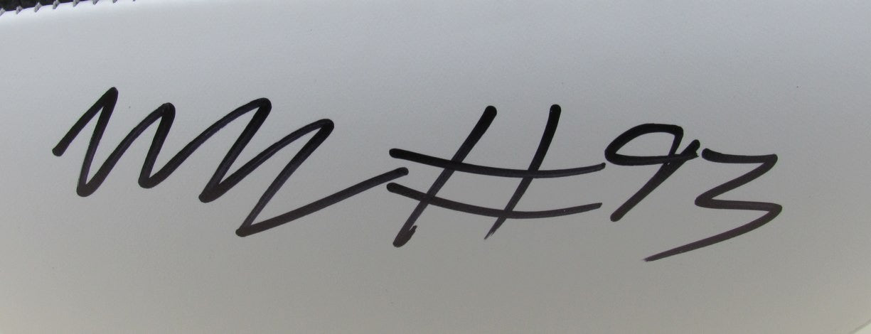 Milton Williams Signed/Auto Super Bowl Lix Logo Football Eagles Beckett 193566