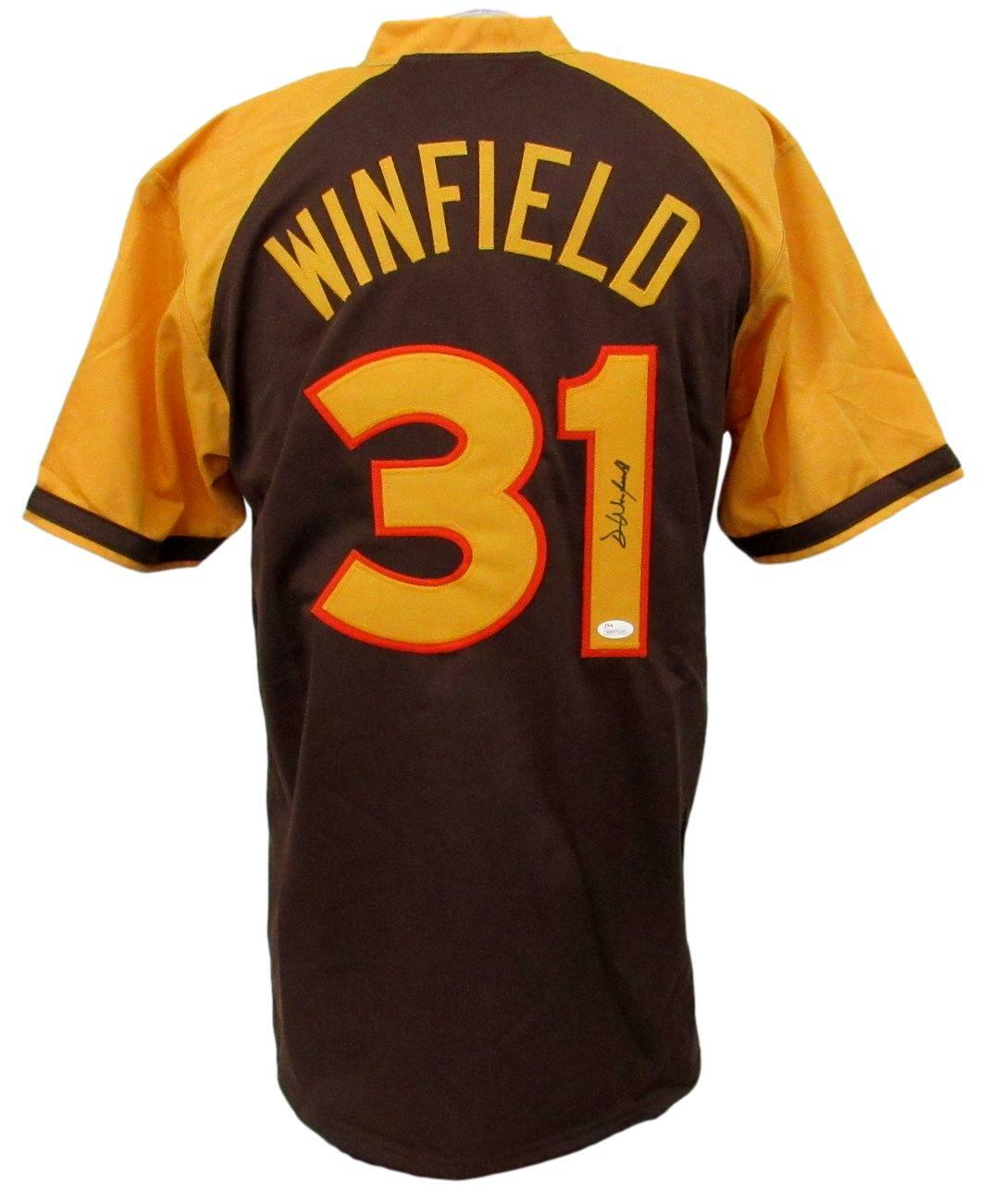 Dave Winfield Signed/Autographed Padres Custom Baseball Jersey Jsa 157275