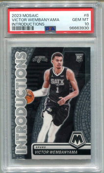 Victor Wembanyama 2023 Mosaic #8 Psa Gem Mt 10