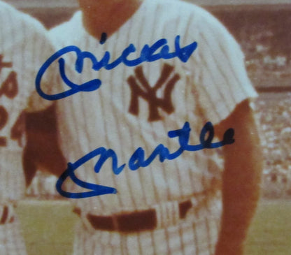 Mickey Mantle/Joe Dimaggio/Willie Mays/Snider Signed 11X14 Photo Psa/Dna 184783