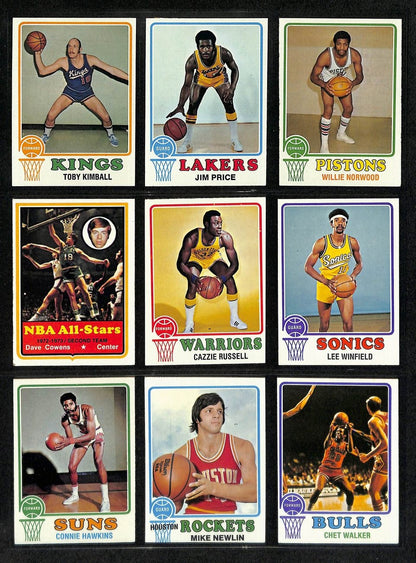 1973-74 Topps Basketball Complete Set (264)