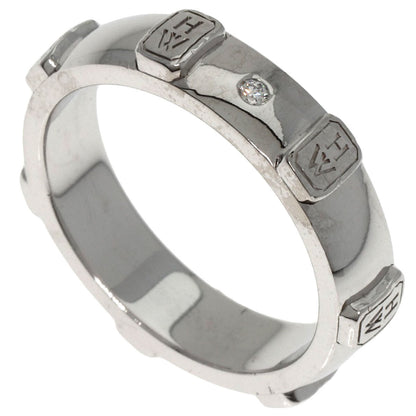 Harry Winston   Ring Hw Logo Diamond K18 White