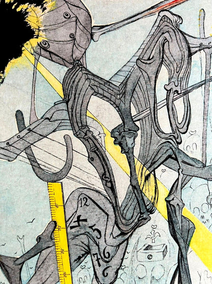 Salvador Dal - Lithograph Coa Signed Op Numbered In Pencil