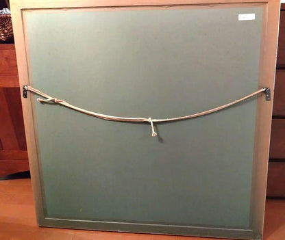 David Schneuer "Admiral" Original Gouache Painting Paris Scene Framed 84X84Cm