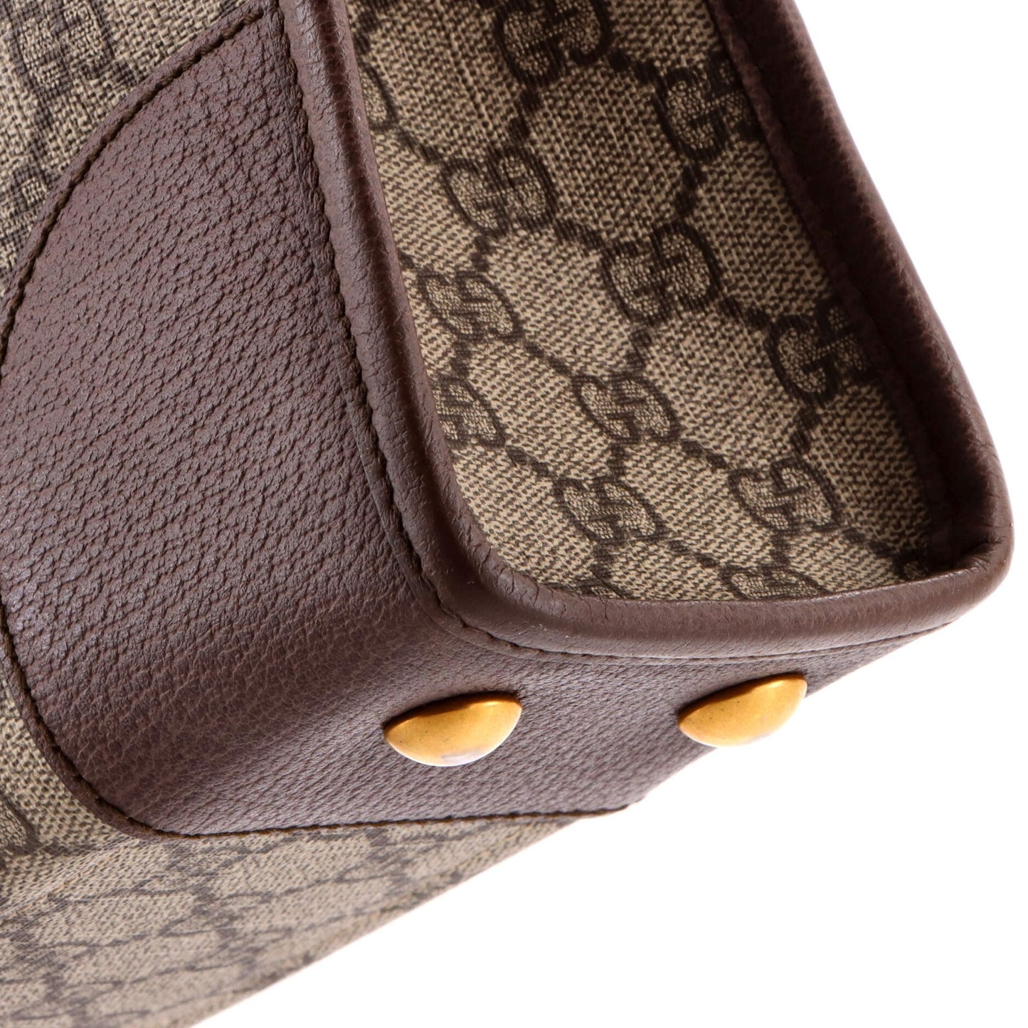 Gucci Ophidia Cut Out Handle Tote Gg Coated Canvas Medium