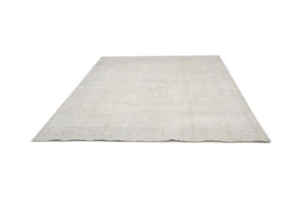 Antique Distressed Vintage Oriental Rug Muted