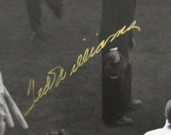Ted Williams Hof Signed/Autographed 16X20 B/W Photo Boston Red Sox Twf 198516