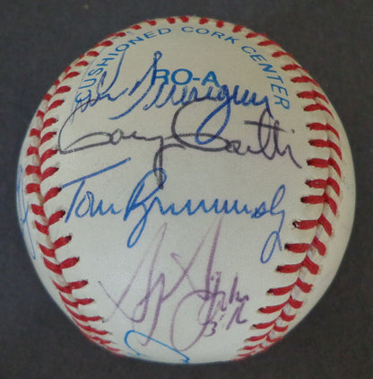 1987-88 Twins Team Signed (17) Oal Baseball Puckett Oliva Blyleven (Hof) 155684