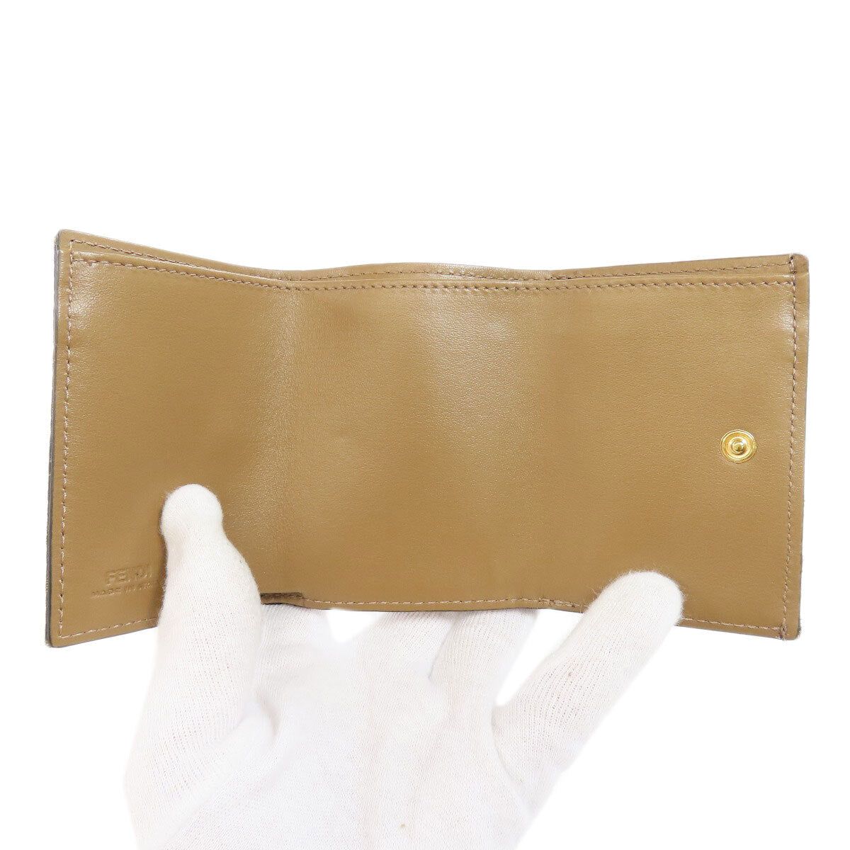 FENDI   Bifold Wallet with Coin Pocket Zucca