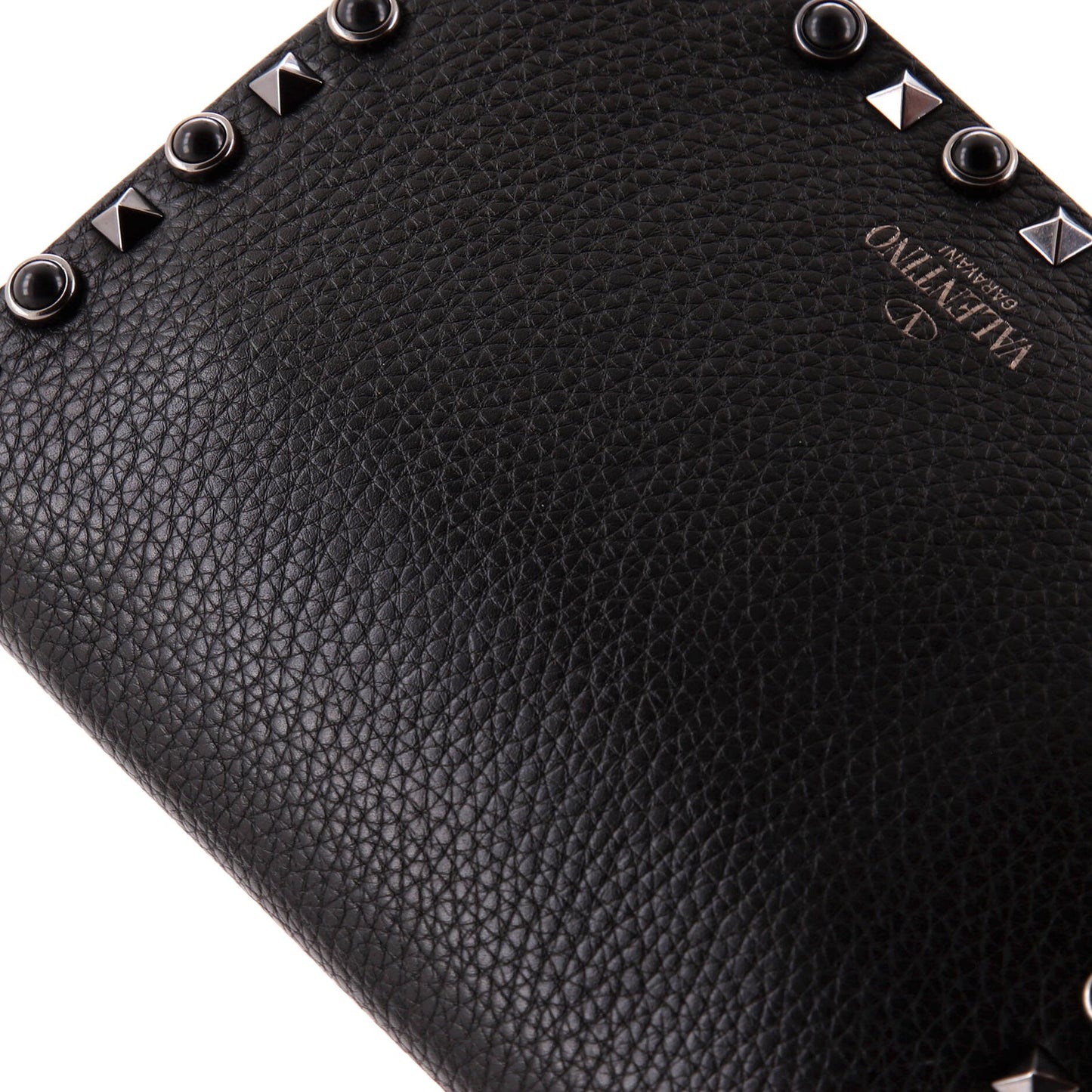 Valentino Garavani Rolling Rockstud Flip Lock Flap Bag Leather With Cabochons