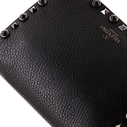 Valentino Garavani Rolling Rockstud Flip Lock Flap Bag Leather With Cabochons