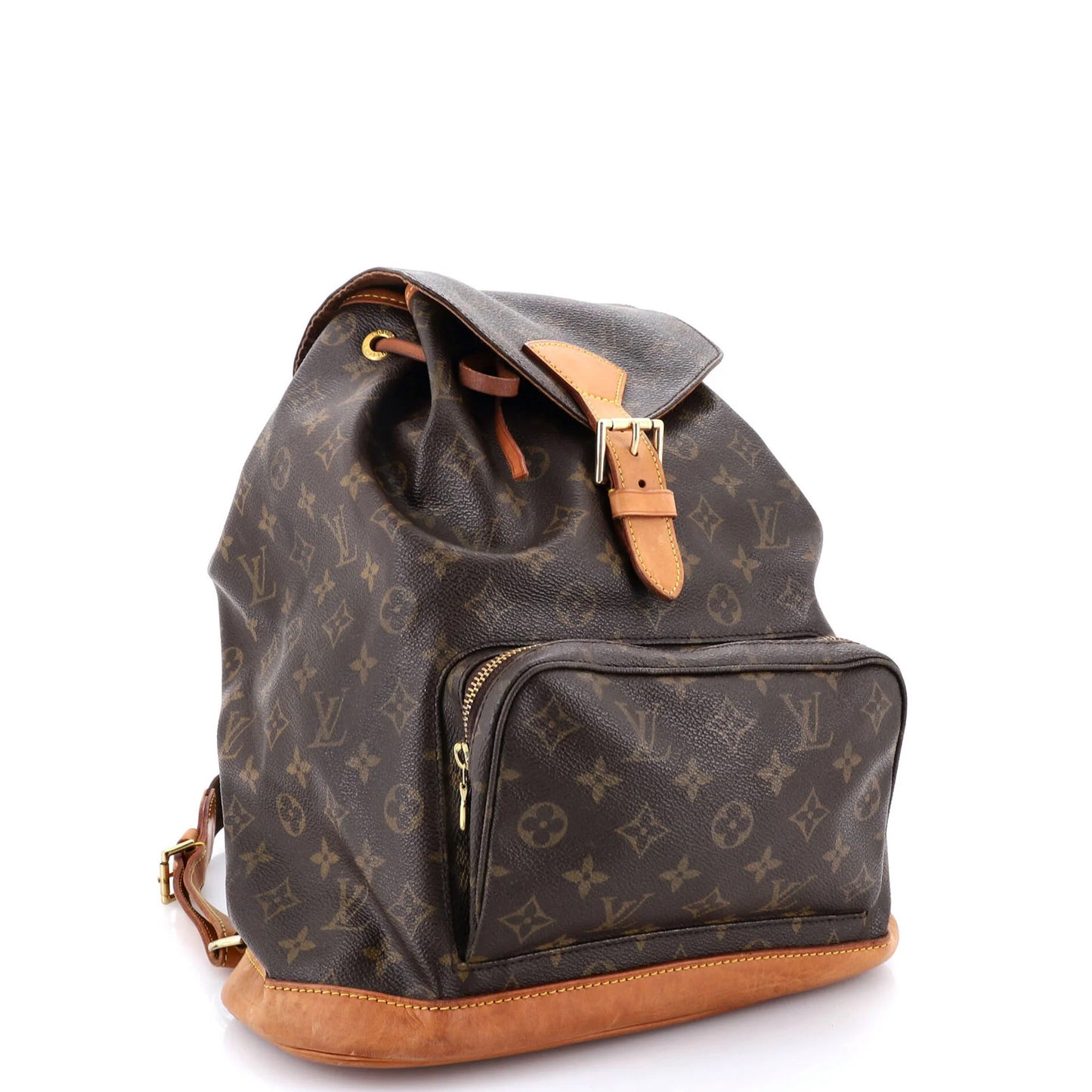 Louis Vuitton Vintage Montsouris Backpack Monogram Canvas Gm