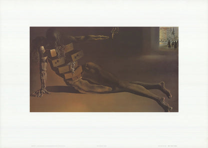 Salvador Dali The Anthropomorphic Cabinet " Offset Lithograph
