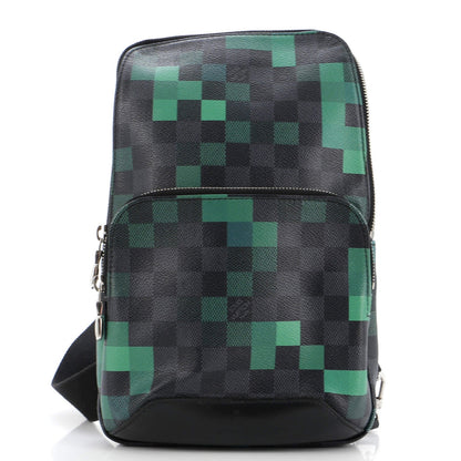 Louis Vuitton Avenue Sling Bag Limited Edition Damier Graphite Pixel
