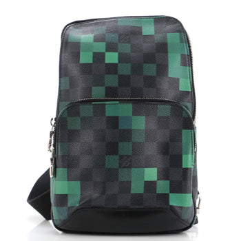 Louis Vuitton Avenue Sling Bag Limited Edition Damier Graphite Pixel