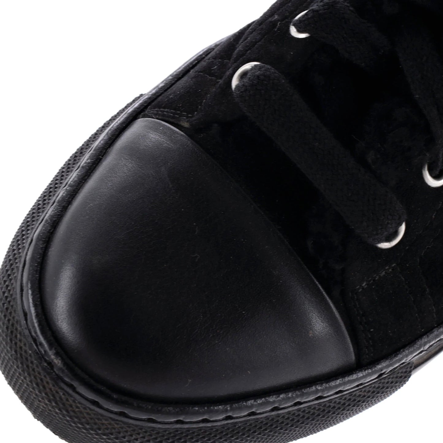 Hermes Women'S Jimmy Sneakers Shearling And Suede