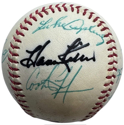 Stars Autographed Baseball Hall Famers
