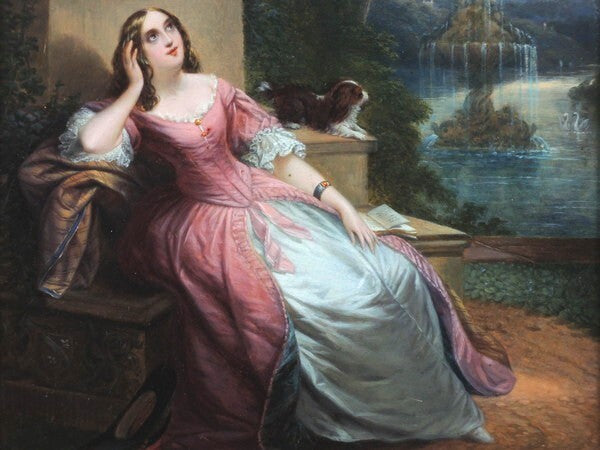 Siegfried Detlev Bendixen Original Oil Painting  Signed 1860 British Realism Art