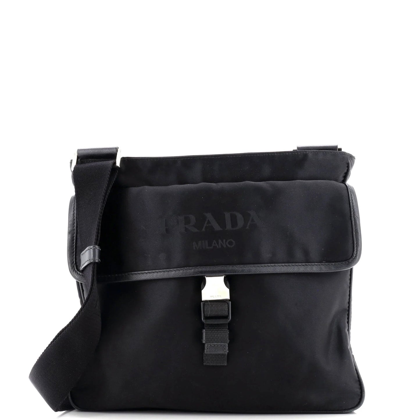 Prada Front Pocket Messenger Bag Tessuto Medium