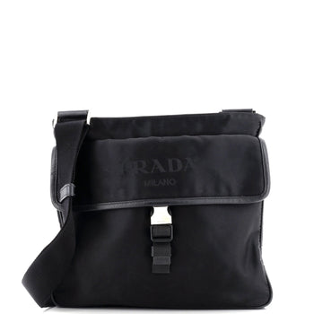 Prada Front Pocket Messenger Bag Tessuto Medium