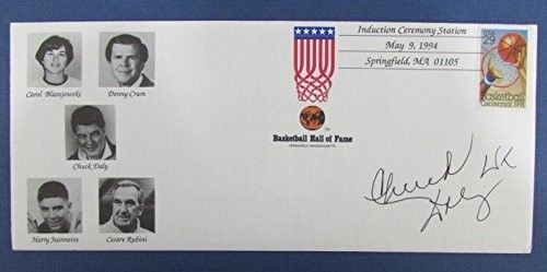 Chuck Daly Autographed/Signed 1994 Naismith Hof Cachet/Envelope Jsa 126749
