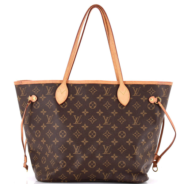 Louis Vuitton Neverfull Nm Tote Monogram Canvas Mm