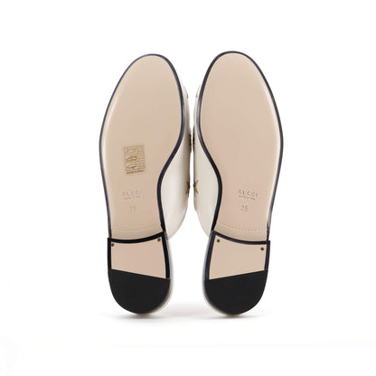 Gucci Women'S Princetown Mules Embroidered Leather