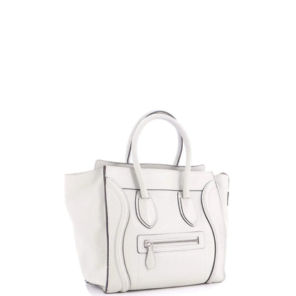 Celine Luggage Bag Grainy Leather Micro