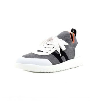Hermes Men'S Crew Sneakers Knit And Leather