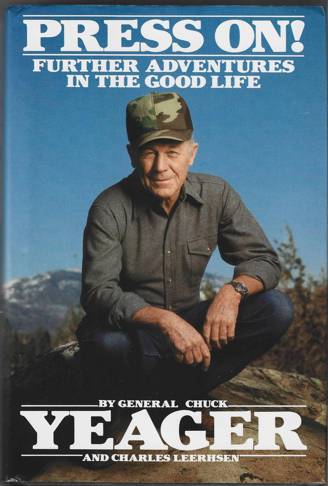 Chuck Yeager Press On! Autographed Book (Jsa)