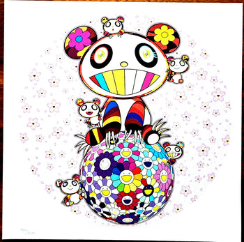 Takashi Murakami Lithograph Coa Numbered In Pencil Limited