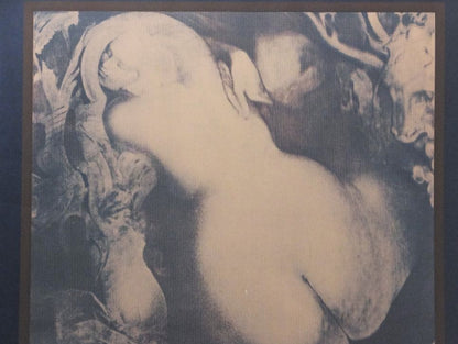 Ernst Fuchs Original Signed Silk Screen Print Salamander'S Shadow Austria Framed