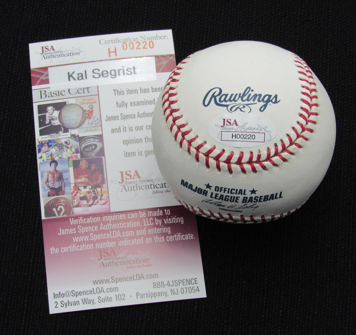 Kal Segrist Signed/Auto Yankees 100Th Oml