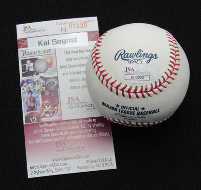 Kal Segrist Signed/Auto Yankees 100Th Oml