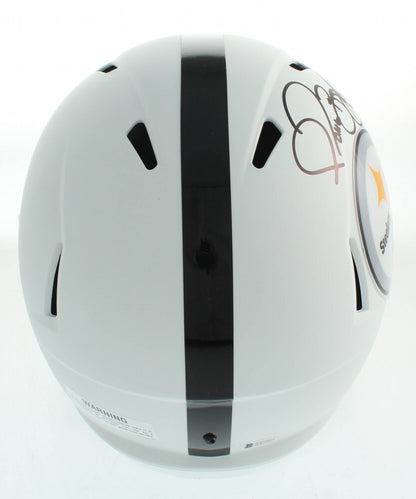 Jerome Bettis Signed Steelers Matte White Full