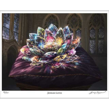 Jeweled Lotus Mtg Ed250 Alayna Danner Magic The Gathering Rare Art Print