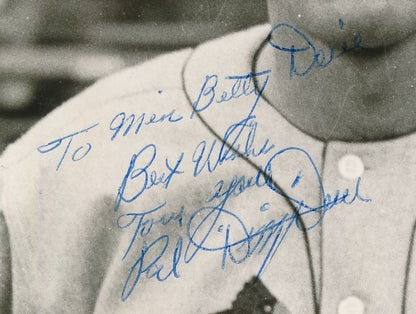 Dizzy Dean Hof Autographed 6.5X8.5 B/W Photo St. Louis Cardinals Psa/Dna 179566