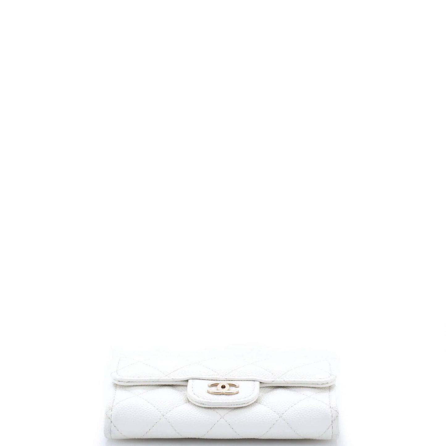 Chanel Classic Flap Card Case Quilted Caviar