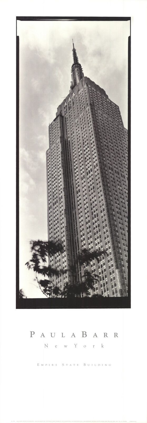 Paula Barr Empire State Building " Offset Lithograph Photography Bl