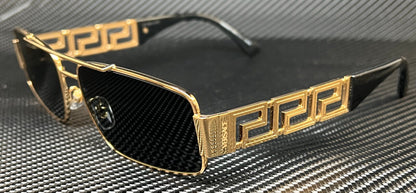 VERSACE VE2257 100287 Gold Dark Grey Men's 60 mm