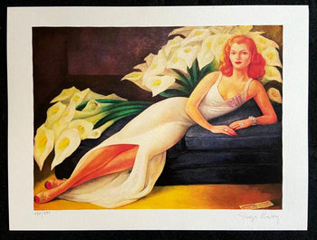 Diego Rivera Lithograph Coa Hand Numbered Signed