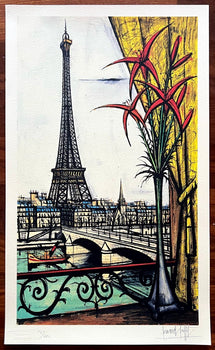 Bernard Buffet Lithograph Certified Coa Signed Op In Pen