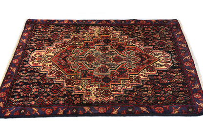 Handmade Farmho Boho Geometric Style Oriental Rug