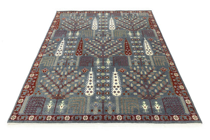Handmade Chobi Oriental Rug Floral Tree Of Life