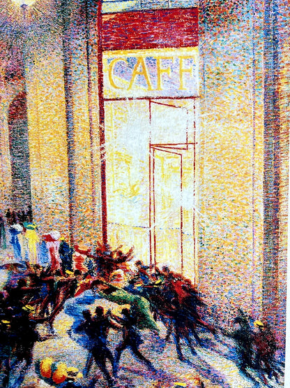 Umberto Boccioni Lithograph Coa Signed In Pen Numbered In Pencil