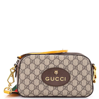 Gucci Neo Vintage Camera Messenger Bag Gg Coated Canvas